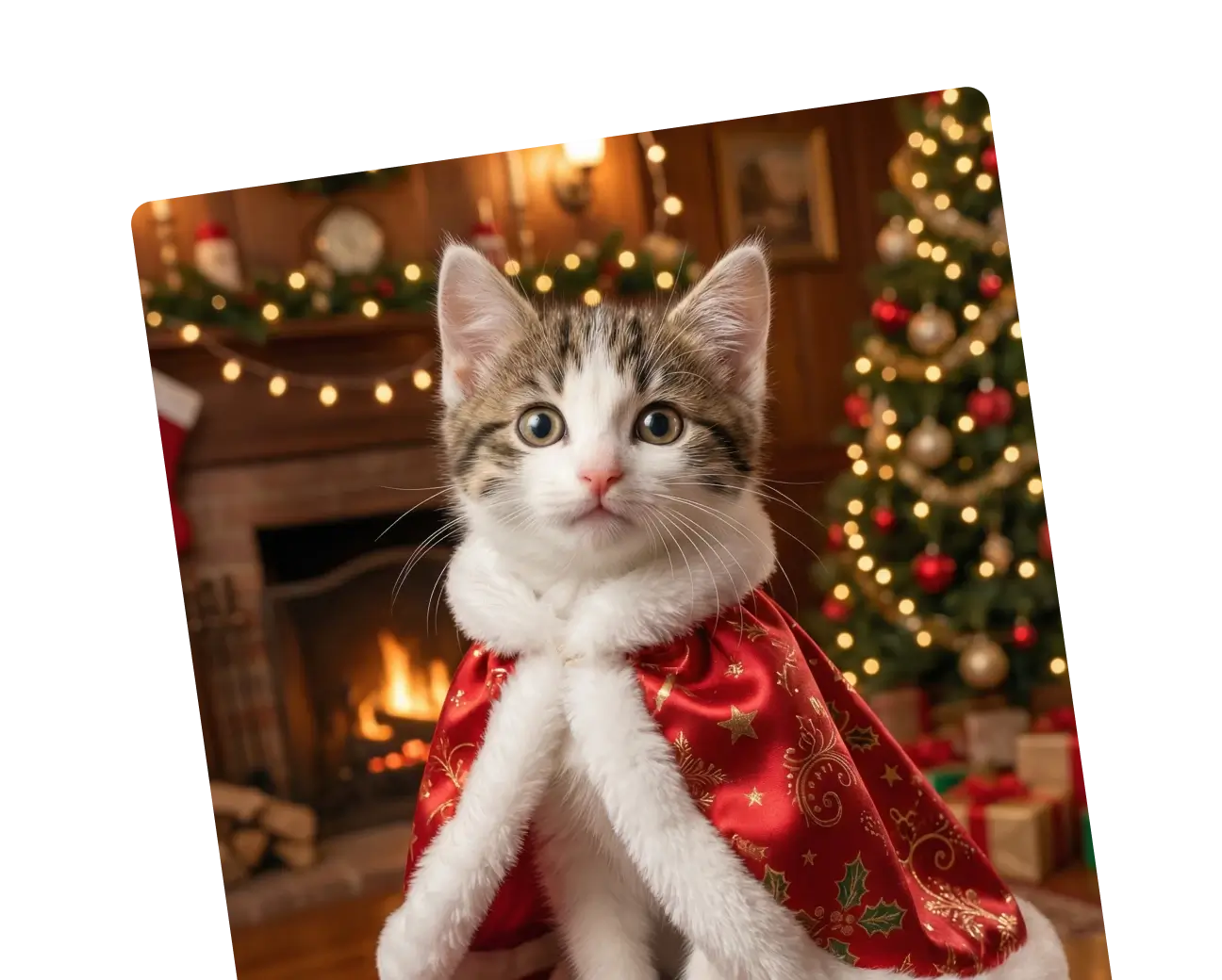 AI Christmas Pet Portrait Generator