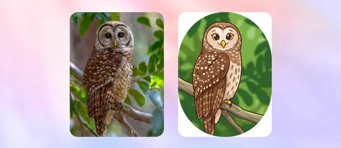 Foto in cartone animato AI