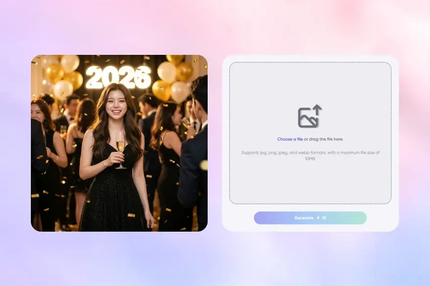 새해 복 많이 받으세요 AI 이미지
