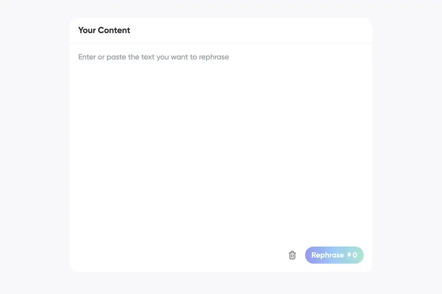 Reescritor de IA gratis