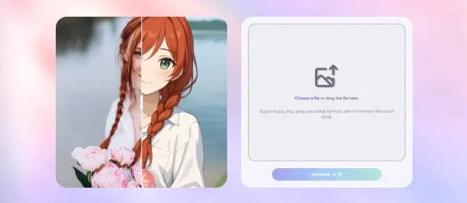 Creatore di immagini cartoon