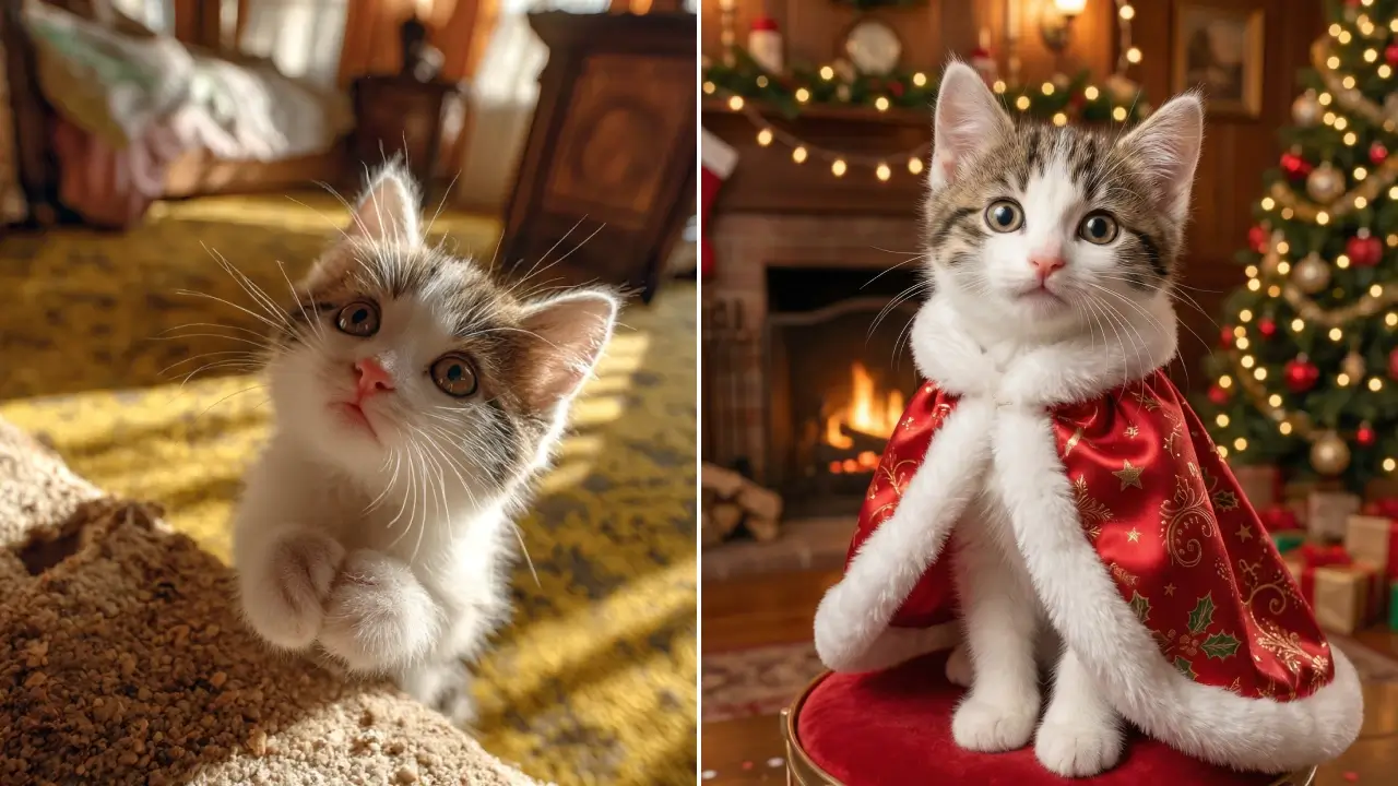 AI 크리스마스 강아지