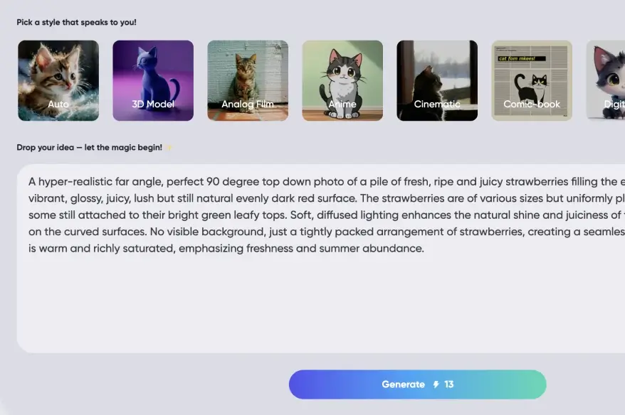 Generador de imágenes AI Stable Diffusion