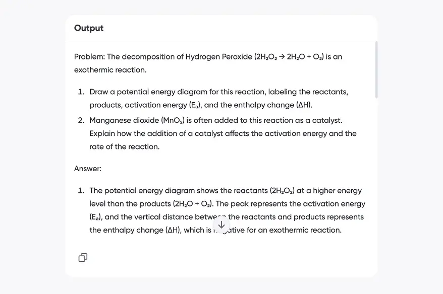 Solucionador de química con IA