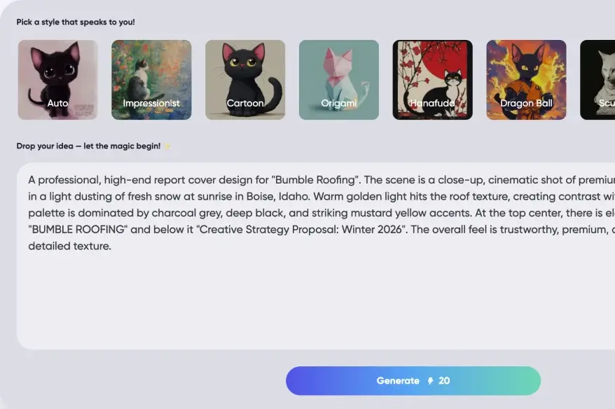 Générateur d'affiches IA